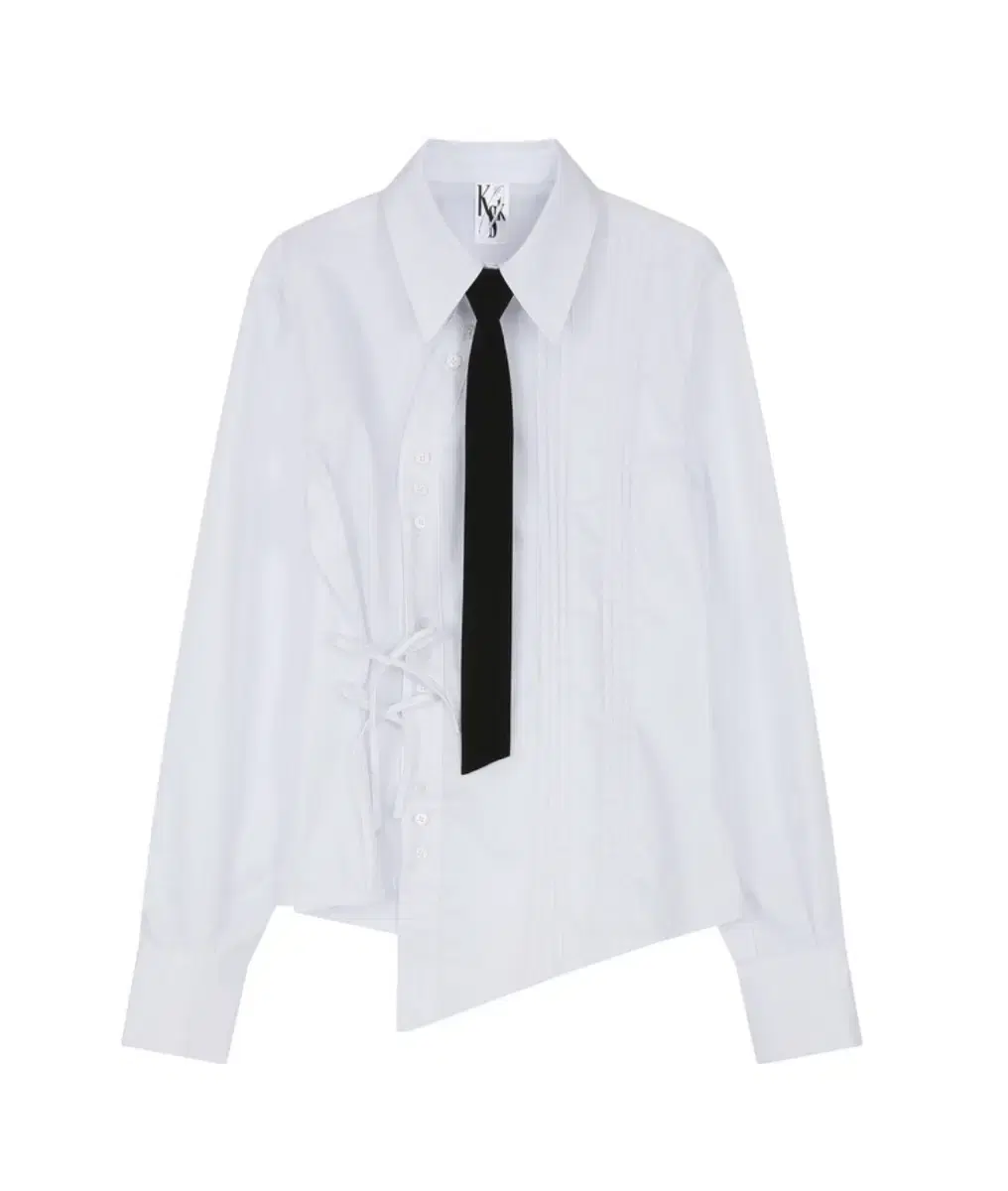 카시코 Pintuck Preppy Shirt Tie Set